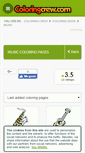 Mobile Screenshot of music.coloringcrew.com